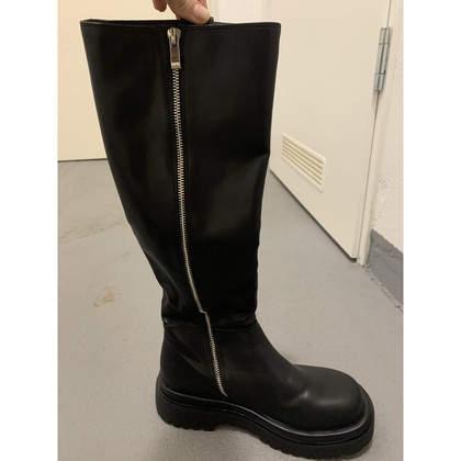 Versace Boots Leather in Black