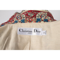 Christian Dior Giacca/Cappotto in Cotone in Rosso