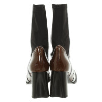 Ellery Ankle boots Patent leather in Brown