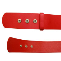Alexander McQueen Belt Leather in Red