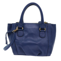 Burberry Handbag Leather in Blue