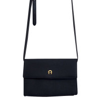 Aigner Small black leather handbag