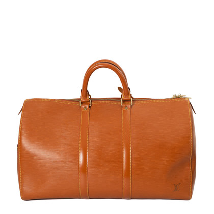 Louis Vuitton Keepall 45 Leather in Brown