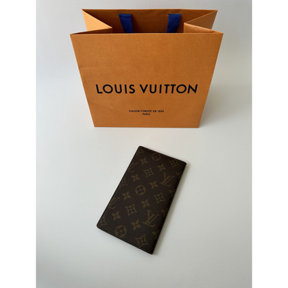 Louis Vuitton Tasje/Portemonnee Leer in Bruin