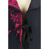 Dior Jacke/Mantel aus Baumwolle in Violett