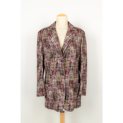 Chanel Jacket/Coat Cotton in Violet