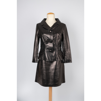 Dior Veste/Manteau en Cuir en Noir