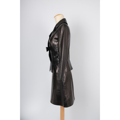 Dior Veste/Manteau en Cuir en Noir