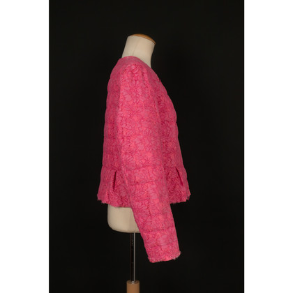 Valentino Garavani Jacket/Coat Cotton in Pink