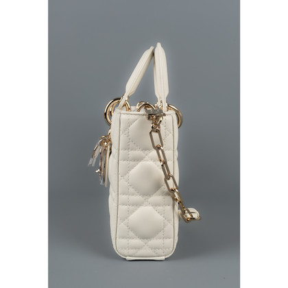 Dior Handbag Leather in White