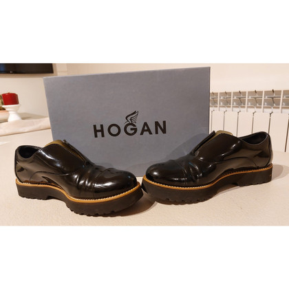 Hogan Slippers/Ballerina's Leer