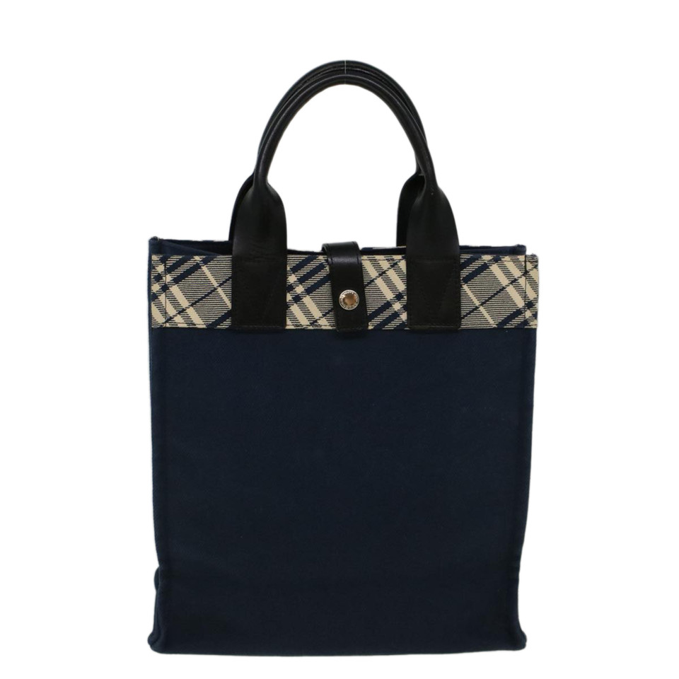 Burberry Tote bag Canvas in Blue