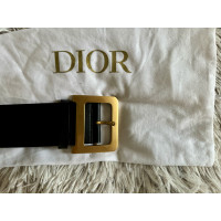 Christian Dior Cintura in Pelle in Nero