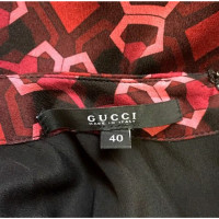 Gucci Kleid aus Seide in Rot