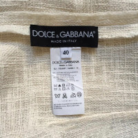Dolce & Gabbana Jas/Mantel Katoen in Wit