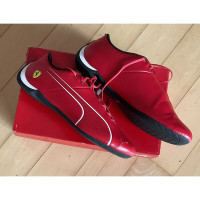 Adidas Sneakers aus Leder in Rot