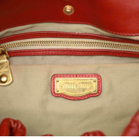 Miu Miu Handbag Leather in Bordeaux