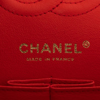 Chanel Classic Flap Bag Leather in Orange