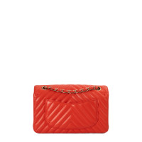 Chanel Classic Flap Bag Leather in Orange
