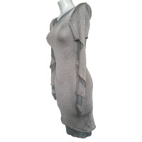 Zac Posen Kleid aus Viskose in Grau