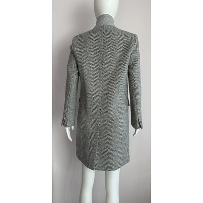 Jigsaw Jacke/Mantel aus Wolle in Grau