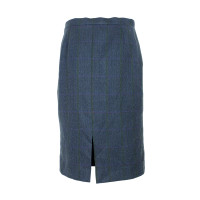 Burberry Skirt Wool in Blue