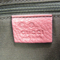 Gucci Bamboo Bag Leather in Fuchsia