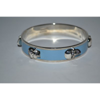 Alexander McQueen Bracelet/Wristband Steel in Turquoise