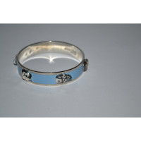 Alexander McQueen Bracelet/Wristband Steel in Turquoise