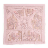 Hermès Scarf/Shawl Silk in Pink