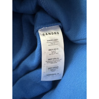 Sandro Oberteil aus Baumwolle in Blau