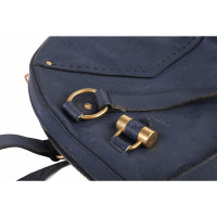 Yves Saint Laurent Tote bag in Pelle in Blu