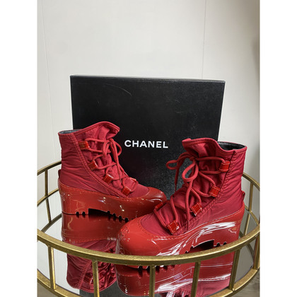 Chanel Bottines en Rouge