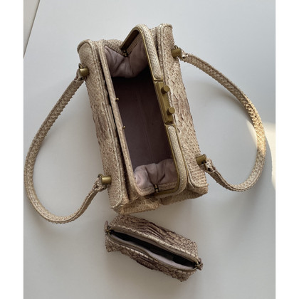 Bottega Veneta Handbag Leather in Cream