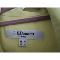 L.K. Bennett Oberteil aus Seide in Gelb
