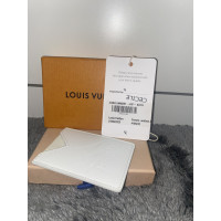 Louis Vuitton Täschchen/Portemonnaie aus Leder in Weiß