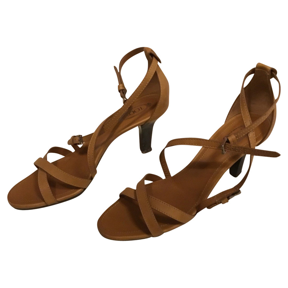 Tod's Sandals Leather in Ochre