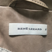 René Lezard leather coat