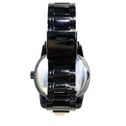 Guess Armbanduhr aus Stahl in Schwarz