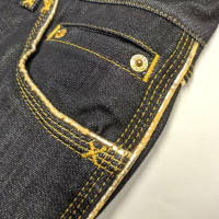 Dolce & Gabbana Hose aus Jeansstoff in Schwarz