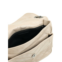 Saint Laurent Shoulder bag Leather in Nude