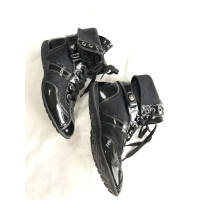Just Cavalli Sneakers aus Canvas in Schwarz
