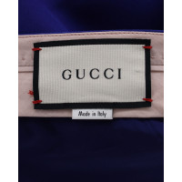 Gucci Hose aus Wolle in Blau