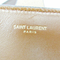Yves Saint Laurent Shopper in Pelle in Marrone