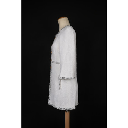 Chanel Gilet in Cotone in Bianco