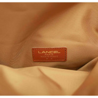 Lancel Handbag Canvas in Beige