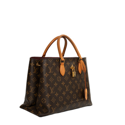 Louis Vuitton Handtasche aus Canvas in Braun