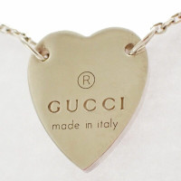 Gucci Armreif/Armband aus Seide in Silbern