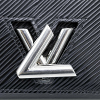 Louis Vuitton Twist Portemonnaie Epi aus Leder in Schwarz