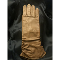 Gianfranco Ferré Gloves Leather in Ochre